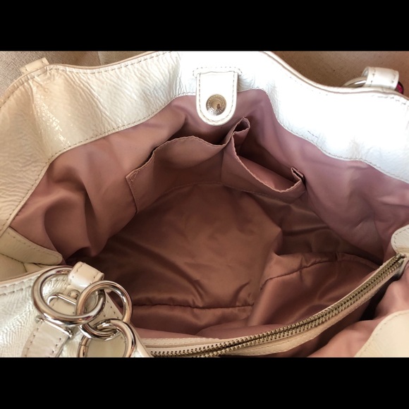 Coach White Patent Leather Bag - Picture 6 of 8